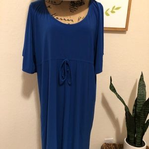 Star Vixen blue plus size dress